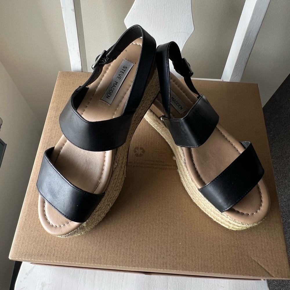 Steve Madden Fifer Platform Espadrille Sandals